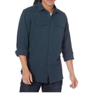 NWT Amazon Essentials Men's Regular-Fit Long-Sleeve Two-Pocket Flannel Shirt XL